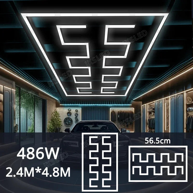 Dimmable  Hexagonal-shaped LED Light  Garage Light High-quality, life Shots, garage/Hair salon Light Honeycomb light AC85-265V