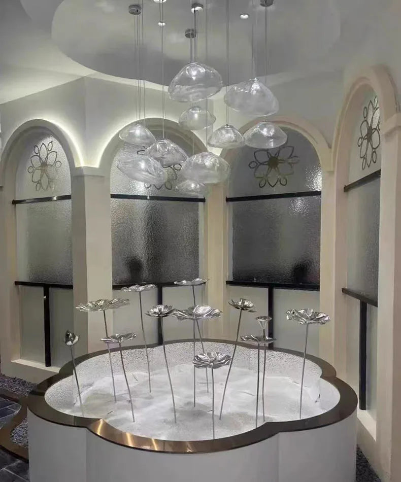Nordic home decoration, stair chandelier, living room and dining room Pendant lights, ceiling light, indoor lighting