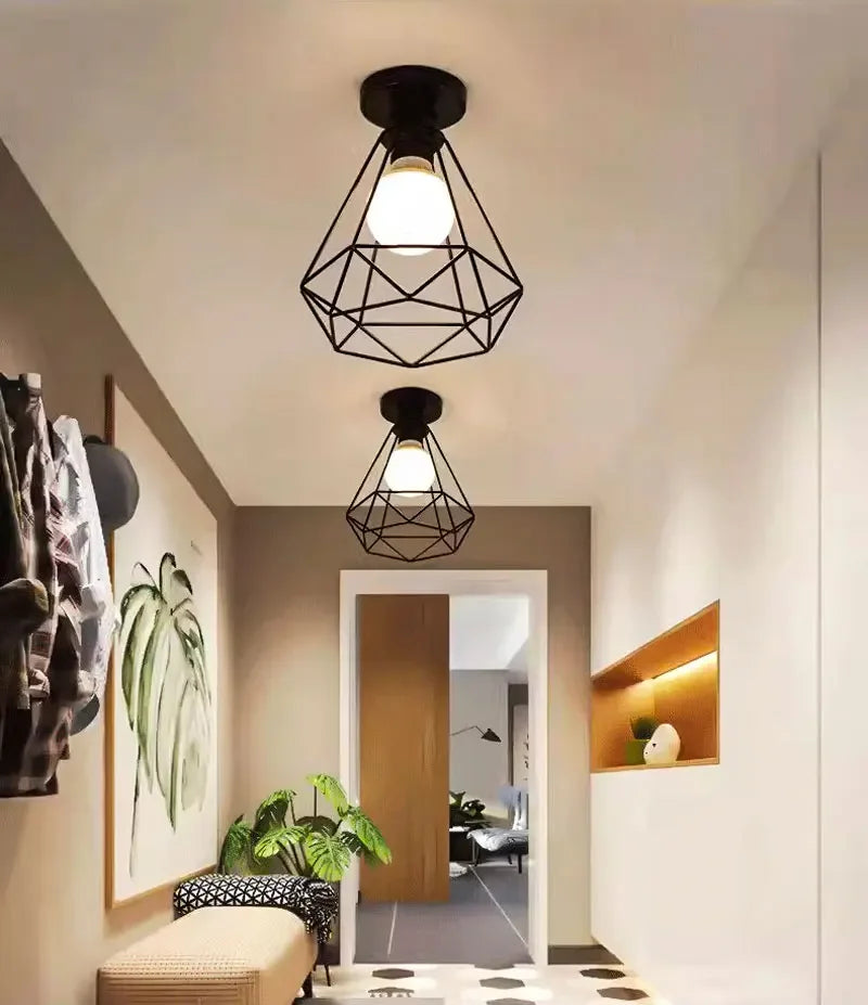 vintage industrial E27 ceiling lamp to enhance your living space. Perfect for adding beauty andNew Stylish, modern, retro