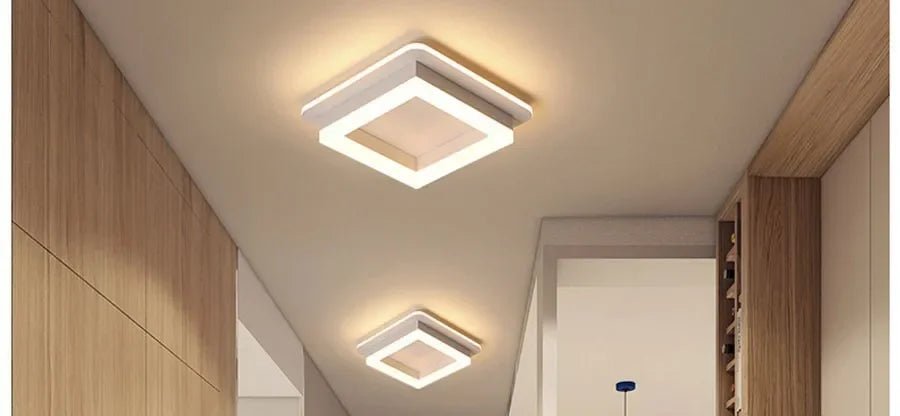 Modern LED Chandelier Indoor Lighting For Corridor Hallway Surface Mounted Acrylic Ceiling Light Dimmable Lamp Lustres HOME Deco