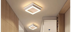 Modern LED Chandelier Indoor Lighting For Corridor Hallway Surface Mounted Acrylic Ceiling Light Dimmable Lamp Lustres HOME Deco