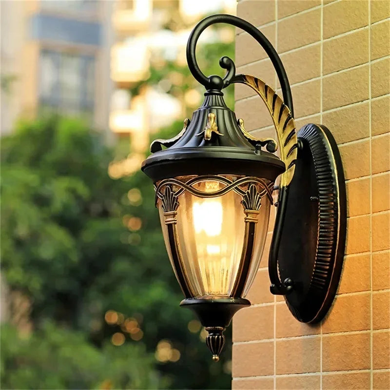 Outdoor Wall Lamp Classical Light Retro LED Sconces Waterproof ideal for  Decoration