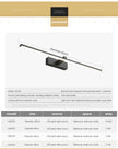 Modern LED Vanity Mirror Wall Light for Bathroom Makeup Mirror Headlamp Indoor Lighting Fixture Sconce Decor