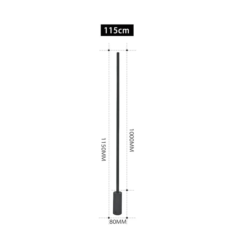New Arrival Modern Outdoor LED Long Lawn Light Waterproof IP65 110V 220V LED Street Lamp For Villa Garden Park Landscape Adorn