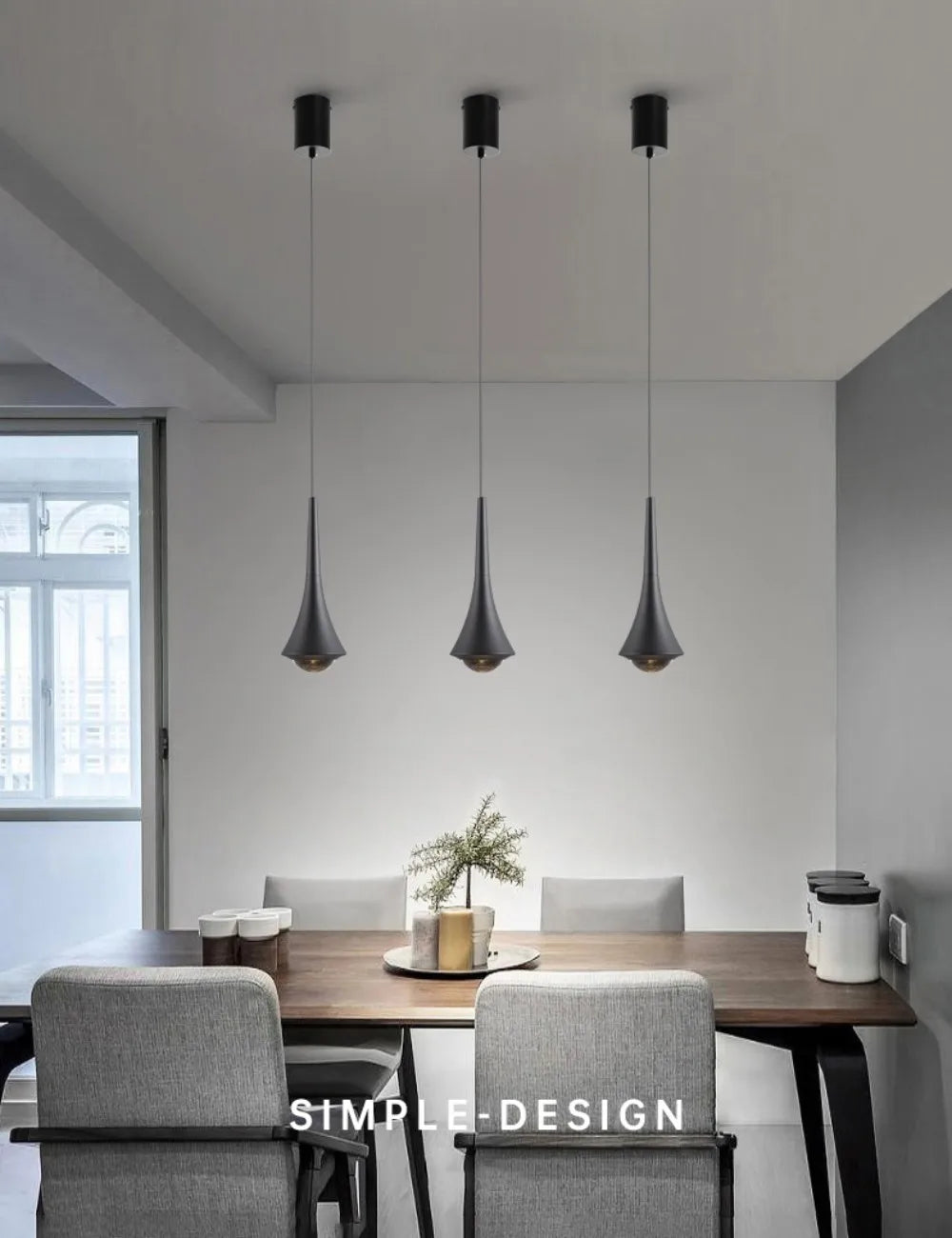 2023 New Modern Aluminum Anti Dazzle LED Pendant Lamp 7W12W Dimmable Table Lamp Bedside Lamp 110V220V Indoor Lighting