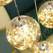 Starry Sky Staircase Chandelier Nordic Design Duplex Corridor Light Pendant Lights Apartment Hall
