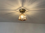 Modern Pendant Ceiling Lamp with Glass Shade for Kitchen Aisle Balcony Bedroom Home Art Deco Led Ceiling Lights Fixtures E27