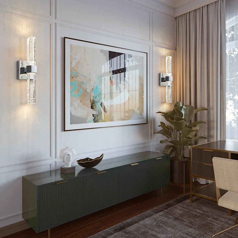 Modern Bubble Crystal LED Wall Lamps Bathroom Dresser Living Room Bedroom Mirror Wall Sconces Indoor Decoration Lighting Lustres