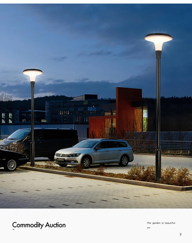 Modern Aluminum Garden Lamp Outdoor Ultra-Bright Home Outdoor Waterproof Garden Villa Community Park Landscape Street Light