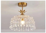 Modern Creative led crystal chandelier hallway chandeliers E27 bulb led lamps Indoor crystal led lustre chandeliers
