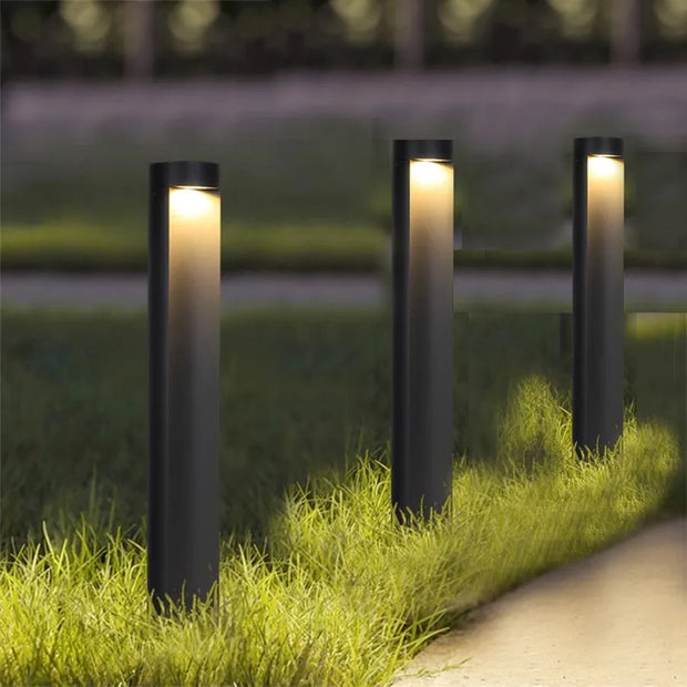 10W Outdoor Garden Landscape Path Light Waterproof Villa Backyard Lawn Bollard Lighting Square Exterior Lawn Column Light