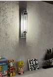 American Flute Wall Lamp Unique LOFT Restaurant Bar Grill Hallway Iron Wall Light Rustic Industrial Decor Edison Bulb Fixture