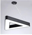 Led Lamps Office Chandelier Creative Hexagonal Round Simple Y-shaped splicing Special-Shaped Chandelier Gym Office Light