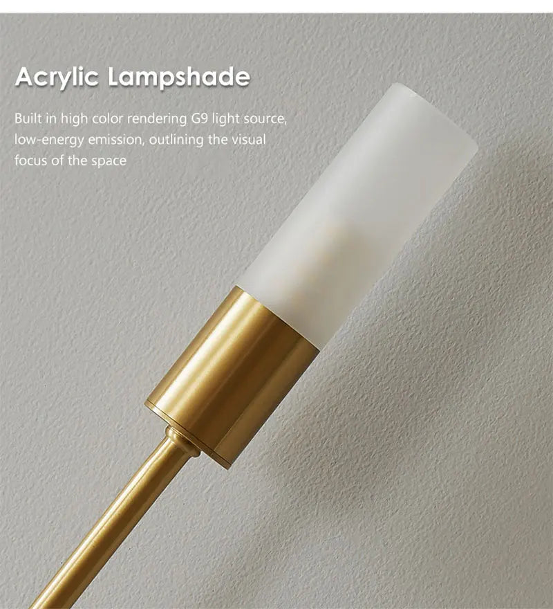 Modern LED Wall Lamps Wall Lighting Fixtures for Bedroom Living Room Indoor G9 Bulb LED Wall Sconce for Kitchen Dinning Room