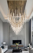 Hotel lobby LED Chandelier Villa hall Living room Crystal Chandeliers Customable High Ceilings Chandelier