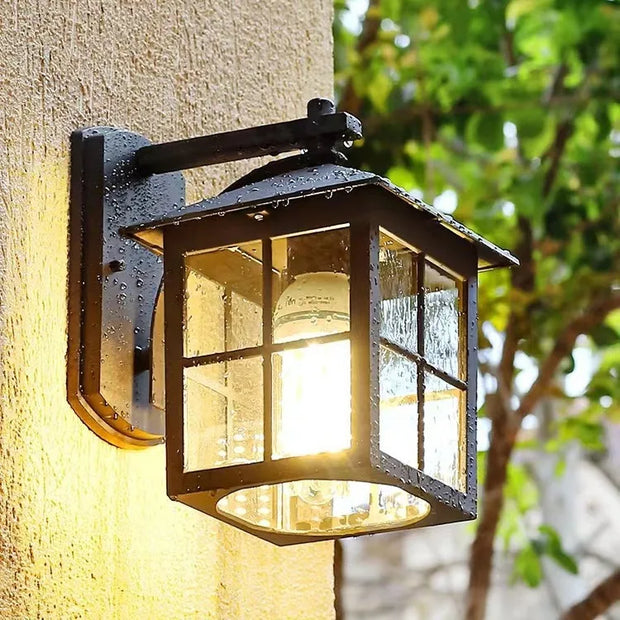 Outdoor Waterproof Wall Lamp Simple Modern Hotel Restaurant Clothing Store Decorative Lighting Villa Gate Balcony Lamp