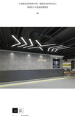Arrow chandelier LED modeling light Office gym Internet cafe store Shopping mall corridor aisle V-shaped industrial wind light
