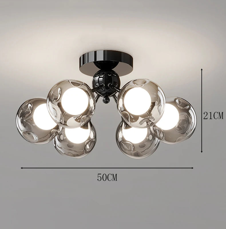 Nordic home decoration salon bedroom decor smart led lamp lights for room dimmable Ceiling light lamparas indoor lighting