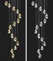 Modern home decoration crystal chandelier, stair Pendant lamp, living room Pendant lights, interior lighting