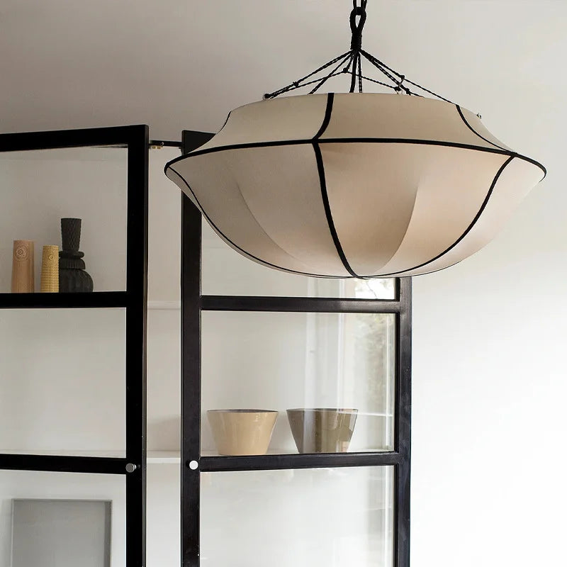 Japanese silk pendant light Art Decor Oi Soi ufo umbrella lamp LED chinese lantern Living Room Study office unique bedroom light