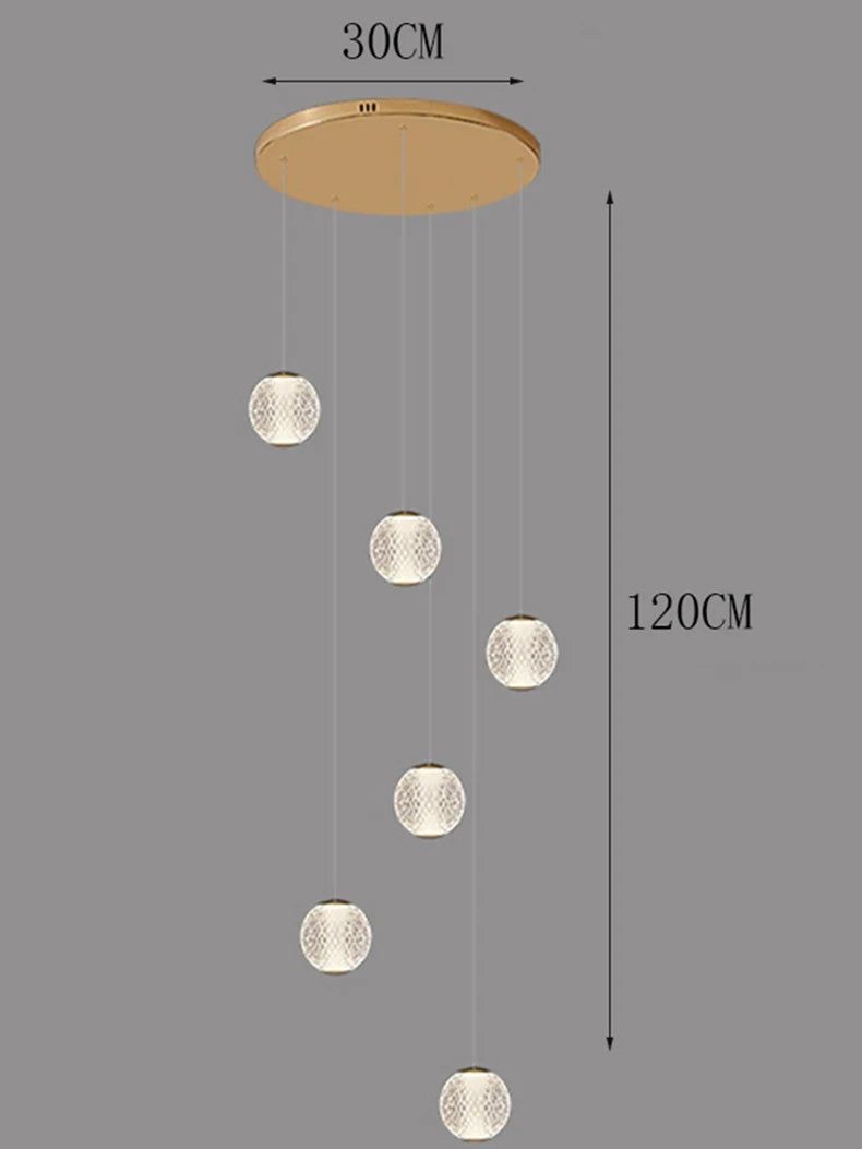 Modern Stair chandelier Pendant lights indoor lighting Ceiling lamp hanging light led Chandeliers for living room indoor lightin