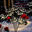 6/810 Heads Solar Light Waterproof Sparkling Stars LED Floral Firework 2 Modes Switching Ground Mounted Landscape Lighting