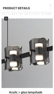 Modern Hanging Led Pendant Lights For Dining Room Kitchen Island long Bar Chandeliers decoration home decor Black light fixtures