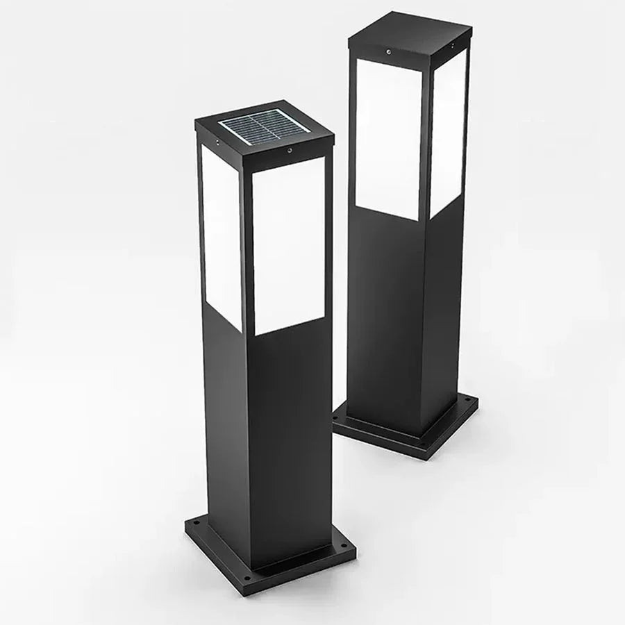 E27 Outdoor Path Light 40/60/80CM Pathway Post Light Waterproof Landscape LED Bollard Lighting Garden Backyard Lantern Lawn Lamp
