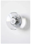 Modern Round Crystal Bedside Lamp Bedroom Living Room Italian LED Sconce Minimalist Art Circular Corridor Mirror Wall Lights