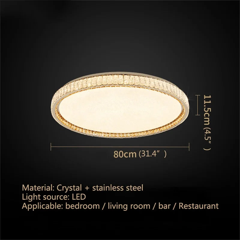 WPD Modern Simple Ceiling Lamps Creative LED Crystal Decorative For Home  Lighting