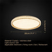 WPD Modern Simple Ceiling Lamps Creative LED Crystal Decorative For Home  Lighting