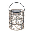 Solar Garden Light Ornaments 600mAh Imitation Rattan Lawn Projection Light Decor