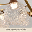 Modern LED Glass Ball Chandeliers Living Room Dining Table Salon Chandelier Bedroom Ceiling Chandelier Home Decoration Lighting