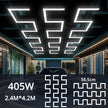 Dimmable  Hexagonal-shaped LED Light  Garage Light High-quality, life Shots, garage/Hair salon Light Honeycomb light AC85-265V