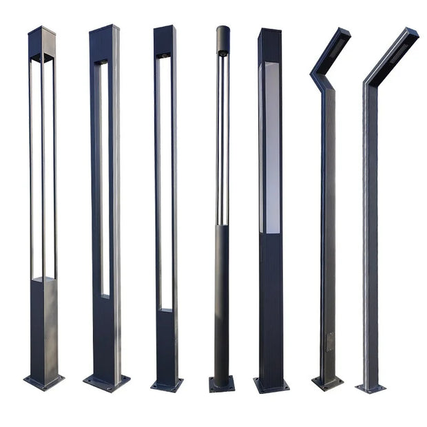 2024Outdoor Simple Landscape Lighting IP65 Villa Community High Pole Road Lamp 2M Model Solar Power Led Garden Light