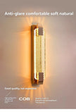 Modern Light Outdoor LED Wall Light Transparent Crystal with Bubble Style for Villa Porch Patio and Garden Lighting Lamps