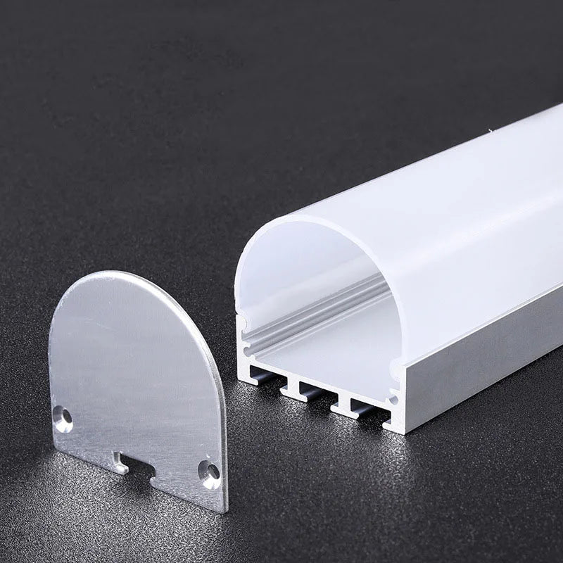 270 Luminescence Circular Led Aluminum Profile 20/30/40Mm Led Channel Diffuser Linear Bar Light Long Strip Pendant Lamp Tubes