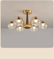 Modern LED Glass Ball Chandeliers Living Room Dining Table Salon Chandelier Bedroom Ceiling Chandelier Home Decoration Lighting