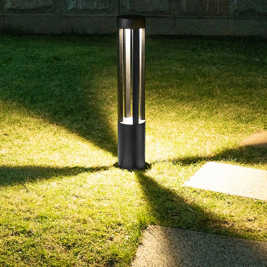 Outdoor Landscape Lawn Lamp Waterproof Villa Garden Courtyard Stand Pole Light Modern Park Community Post Lamp Led Bollard Light