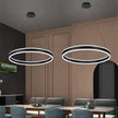 Modern Ring LED Chandelier Dimmable for Tables Dining Living Room Bedroom Kitchen Island Pendant Lamp Home Decor lusters Fixture