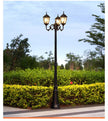 Waterproof high LED retro outdoor landscape courtyard 3m European style outdoor lawn lamp villa household garden street lighting