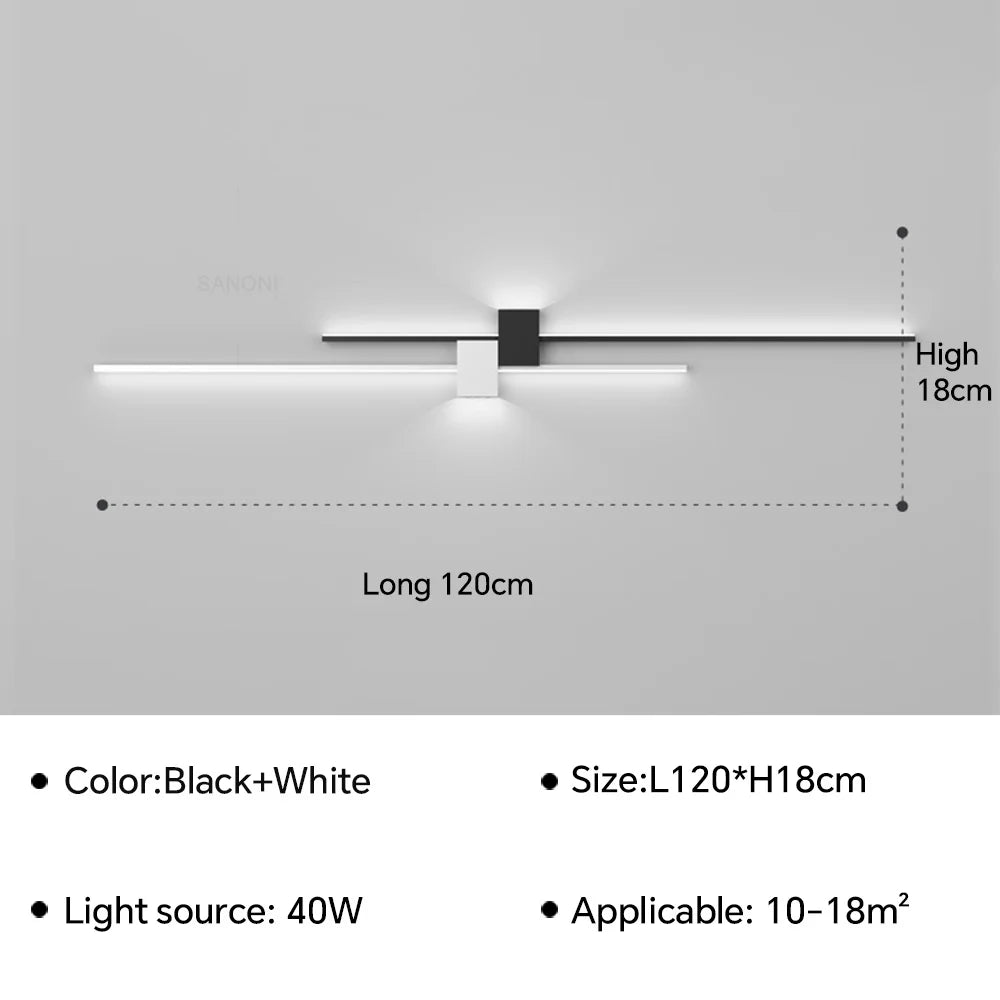 DINDALLED Modern LED Wall Lamp Bedside Sconce for Bedroom Living Room Hallway Home Decor