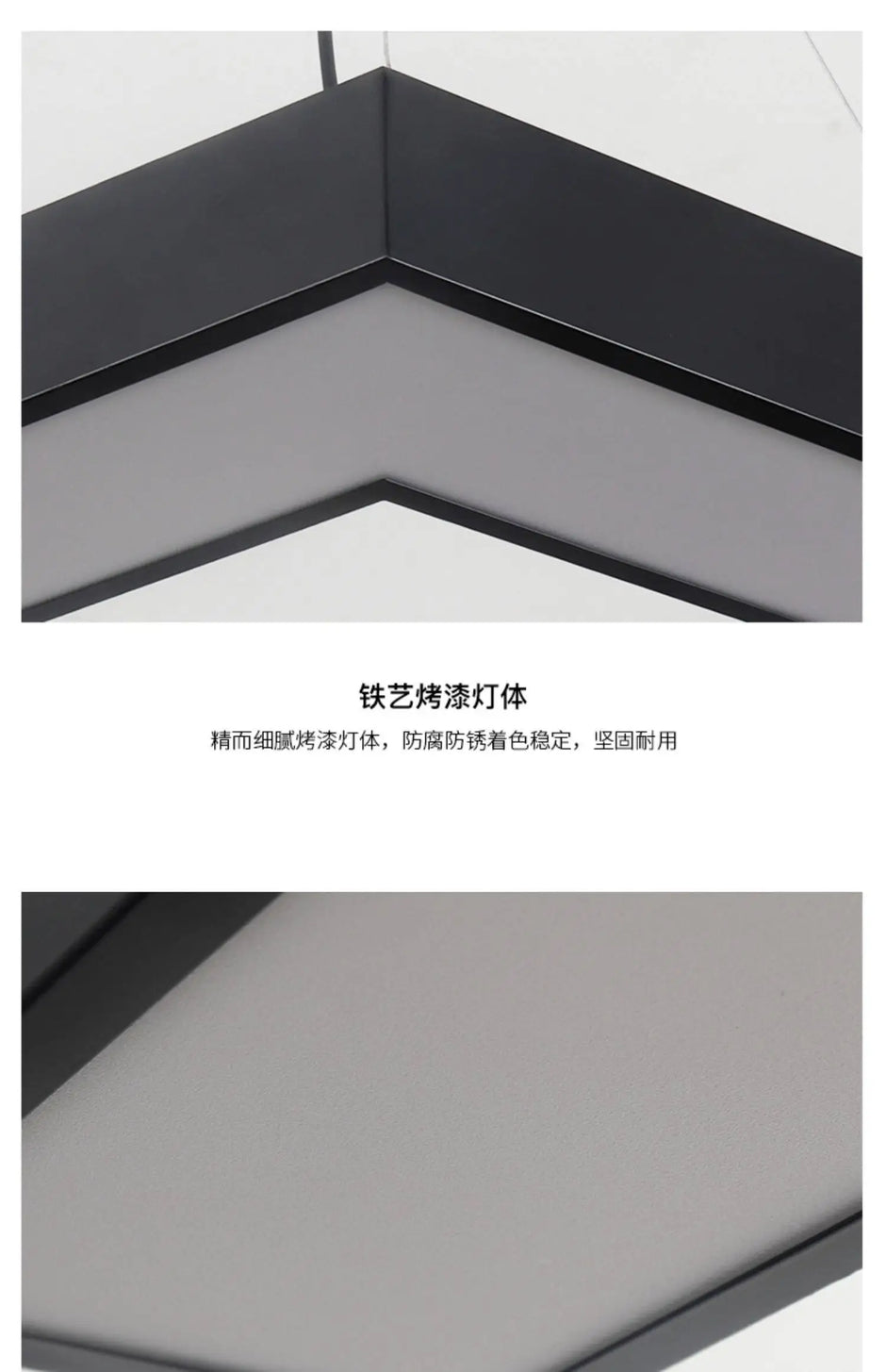 Arrow chandelier LED modeling light Office gym Internet cafe store Shopping mall corridor aisle V-shaped industrial wind light