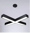 Creative Hexagonal Led Lamps Office Chandelier Round Simple Y-shaped splicing Special-Shaped Chandelier Gym Office Light