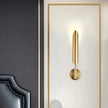Moderm Luxury Single Double Head Wall Lamp Golden Lnclined Tube Wall Light Mirror Light Stair Living Room Bedroom Deco Luminaire
