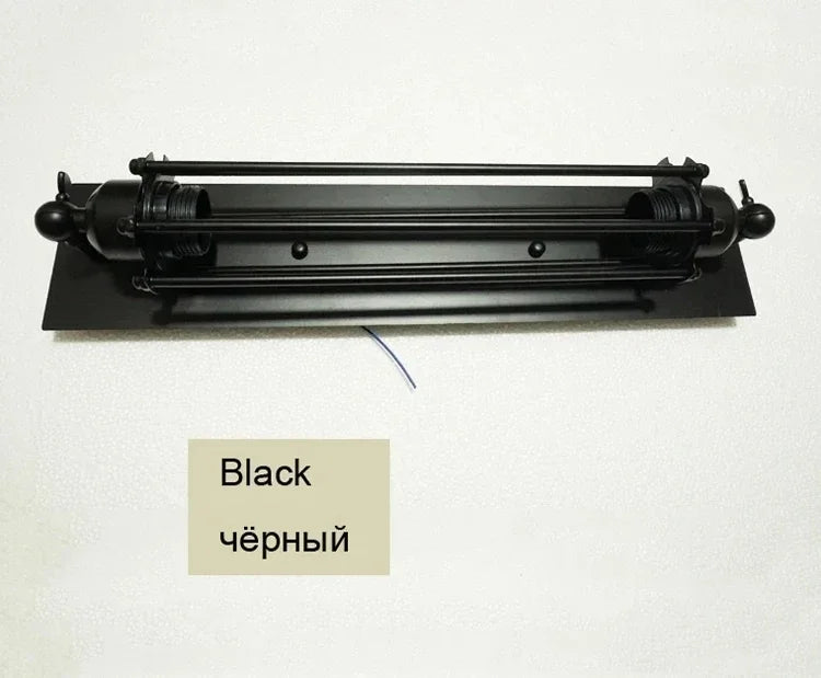 American Industrial Electroplated silver Vintage Wall Lamp 8W Led Wall Light Bedroom Cafe Restaurant Bedside Wall Light