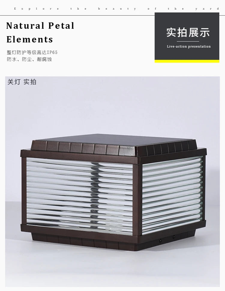 Lamp Display Lighting Decoration Garden Accessories Modern Designer Outdoor Light Yard Garten Lampe Outdoor Decoration