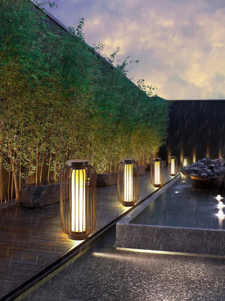 Luminous floor lamp lawn solar LED outdoor lighting, outdoor garden decoration outdoor garden light flying non solar light