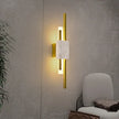 Luxury Green White Marble Wall Lamp Living Room Lobby Bedroom Golden Decor Bedside Sconce Hotel Aisle Staircase Led Light 6W