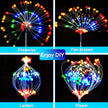 LED Firework Garden Decor Lights Solar Power Waterproof Outdoor Path Solar Lawn Lamp for Villa Patio Balcony Street